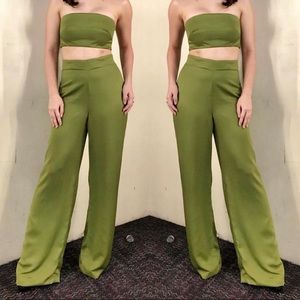 Green Tube & Pants Set - image 1